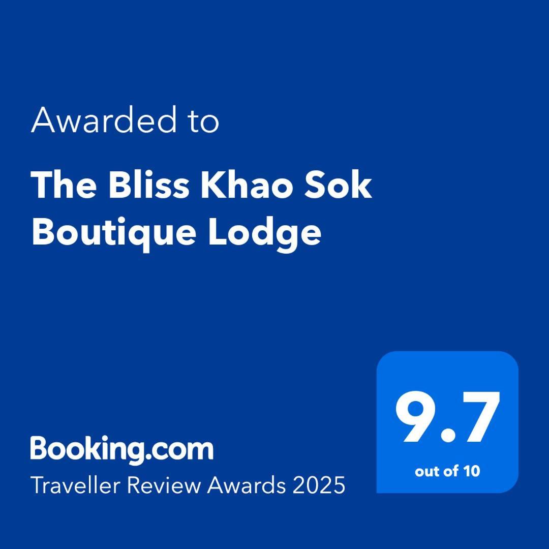 The Bliss Khao Sok Boutique Lodge Khao Sok National Park Exterior foto